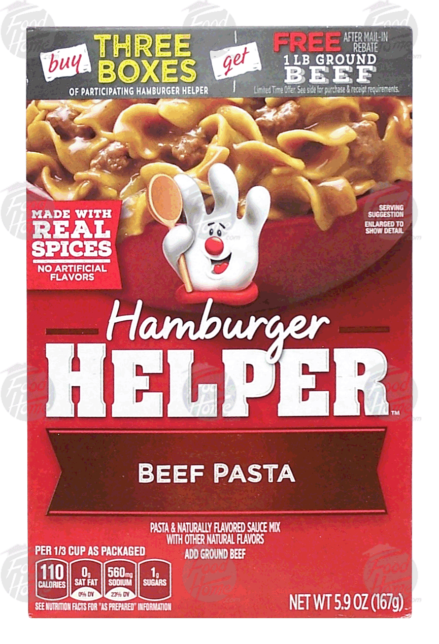 Hamburger Helper  beef pasta meal kit Full-Size Picture